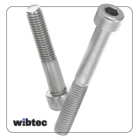 Zylinderschrauben mit Innensechskant M6x45 Edelstahl A2 DIN 912 / ISO 4762