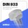 Sechskantschrauben M16x50 Sechskant Edelstahl A2 DIN 933 - Sechskantkopfschrauben (Vollgewinde)