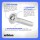 Linsenkopfschrauben M5x10 Edelstahl A2 mit Flansch und Innensechsrund (TX), Vollgewinde ISO 7380
