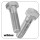Sechskantschrauben mit Schaft M10x65 Edelstahl A2 Teilgewinde DIN 931