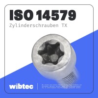 Zylinderschrauben Edelstahl A2 mit Innensechsrund (TX) ISO 14579