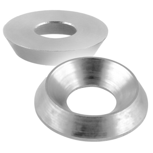 Rosette (gedreht) für M 6 Edelstahl A2