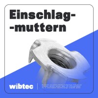 Einschlagmuttern M10 Edelstahl A2