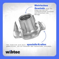 Einschlagmuttern M10 Edelstahl A2
