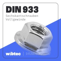 Sechskantmuttern M5 mit Flansch DIN 6923 Edelstahl A2