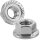 Sechskantmuttern M12 Flansch Edelstahl A2 DIN 6923 - Flanschmutter