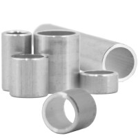 Distanzhülse 8x6x40 Rohr nahtlos, Aluminium