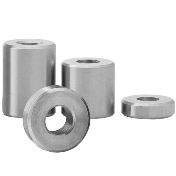Distanzhülse 15x6,5x20 aus Vollmaterial, Edelstahl A2