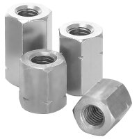 Gewindemuffen Sechskant M6x20 Edelstahl A2 -...