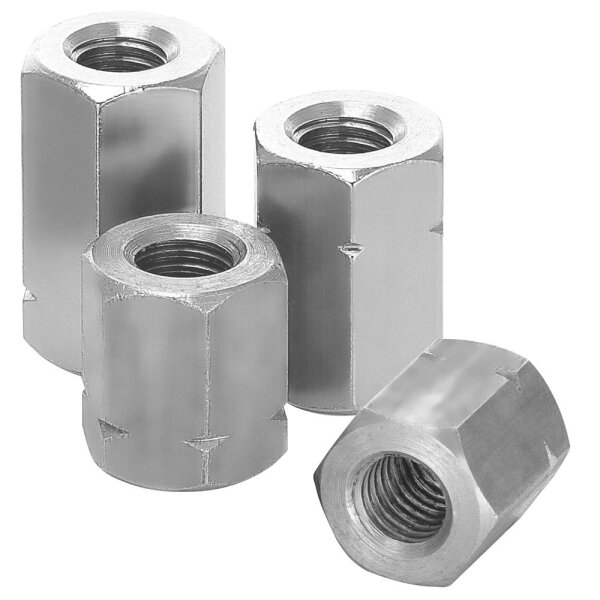 Gewindemuffen M6x30 (SW10) Sechskant, Edelstahl A2