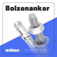 Bolzenanker 10,0x10/90mm Edelstahl A4 - Schwerlastanker