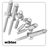 Blindniet 3,0 X 10 mm mit Senkkopf DIN 7337 Edelstahl A2