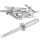 Blindniet 3,0 X 10 mm mit Senkkopf DIN 7337 Edelstahl A2