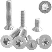 Senkkopfschrauben M3,5 X 6 mit Innensechsrund "TX" - T10 DIN 965 Edelstahl A2