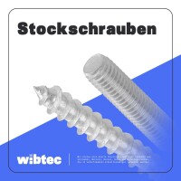 Stockschrauben Edelstahl A2