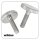 Rändelschrauben M2 X 8 niedr. Form DIN 653 Edelstahl A2