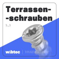 Terrassenbauschrauben 5,3mm