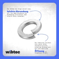 Federringe M6 DIN 127 Edelstahl A2