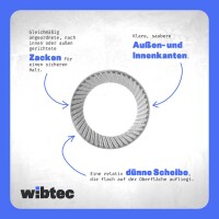 SCHNORR-Sicherungsscheibe 2 Edelstahl A2, Form S (Standard)
