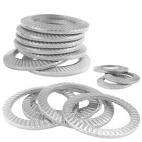 SCHNORR-Sicherungsscheibe M8 Edelstahl A2, Form S (Standard)