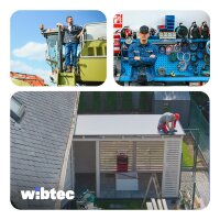 Dichtscheiben mit grauem EPDM 5,3x16 Edelstahl A2