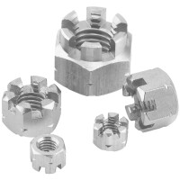 Kronenmuttern M20 DIN 935 Edelstahl A2