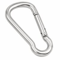 Karabinerhaken asymmetrisch Edelstahl A4 - Karabiner