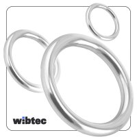 Ring 5x40mm geschweißt poliert Edelstahl A4 - Rundring