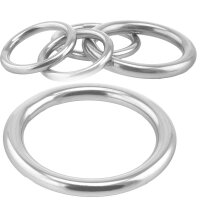 Ring 10x50mm geschweißt poliert Edelstahl A4 -...