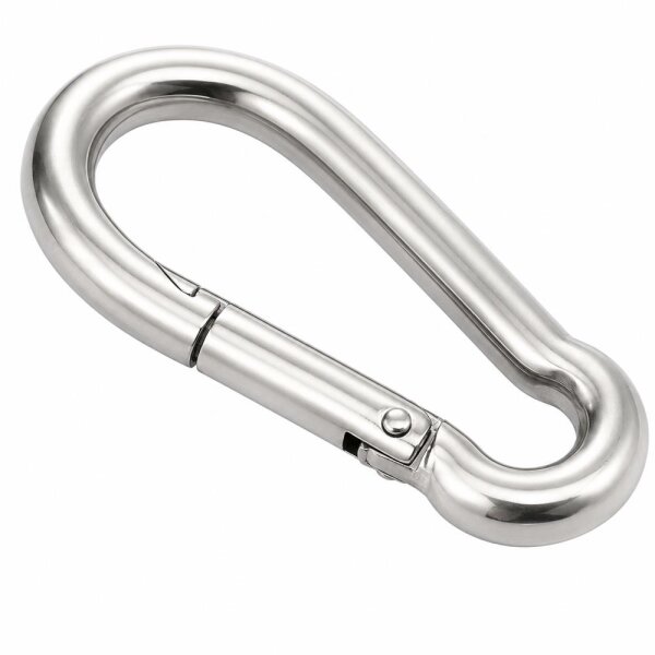 Karabinerhaken Edelstahl A4 DIN 5299 - Karabiner
