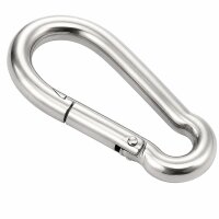 Karabinerhaken Edelstahl A4 DIN 5299 - Karabiner