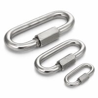 Ketten-Schnellverschluss Edelstahl A4 DIN 56926 -...