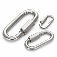 Ketten-Schnellverschluss Edelstahl A4 DIN 56926 - Kettenglied