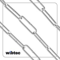 Kette 1,5 mm langgliedrig Edelstahl A4 DIN 763 - Edelstahlkette