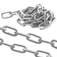 Kette,  kurzgliedrig, Edelstahl A4, DIN766