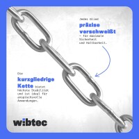Kette,  kurzgliedrig, Edelstahl A4, DIN766