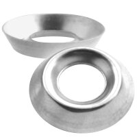 Rosette (gestanzt) für M 3 Edelstahl A2 (NF E 27-619)