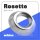 Rosette M3 Gestanzt Edelstahl A2 - Zierrosette