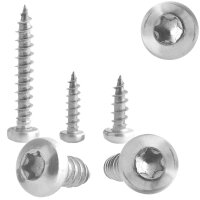 Rundkopf-Spanplattenschrauben 6,0x80mm Edelstahl A2 -...