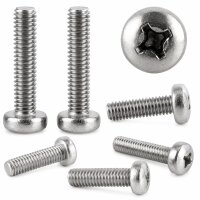 Linsenkopfschrauben Kreuzschlitz PH Edelstahl A2 DIN 7985...