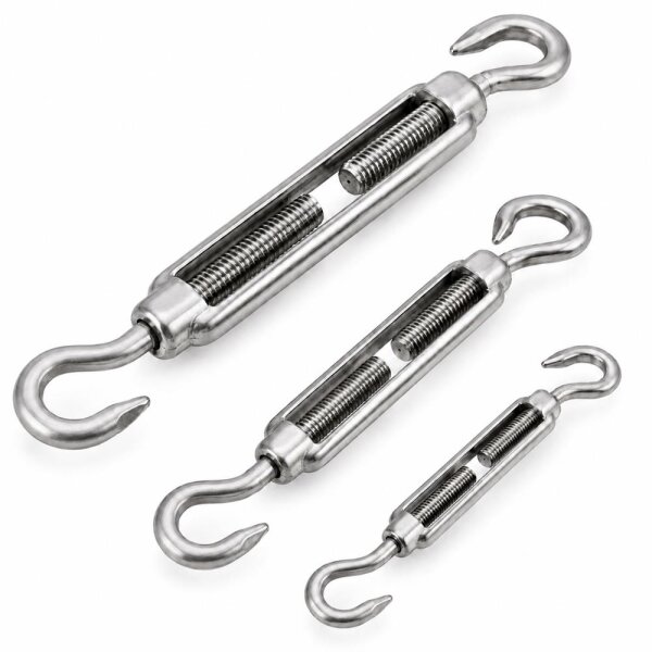 Spannschloss Haken/Haken Edelstahl A4 ähnl. DIN 1480 - Wantenspanner